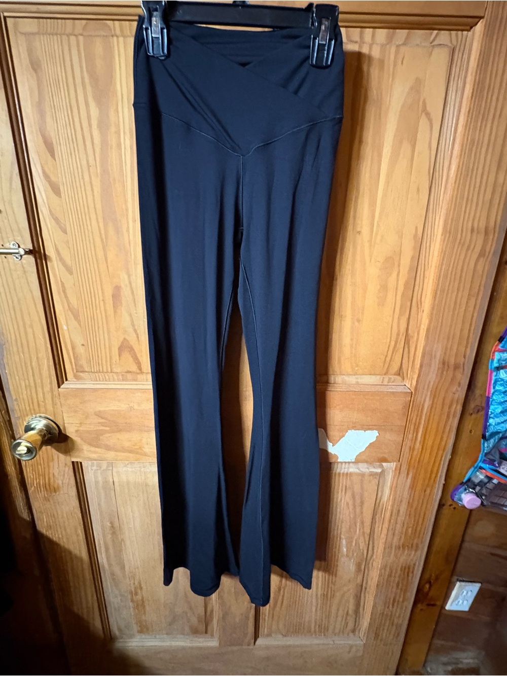 aerie Black Flare Leggings